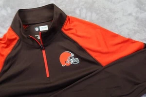 Cleveland Browns 1/4 Zip Pullover Shirt Men's Size M NFL Football - Picture 1 of 7