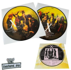 X Japan Vanishing Vision Picture Record LP Japan Record Vinyl EXL002 Heavy Metal - Picture 1 of 16