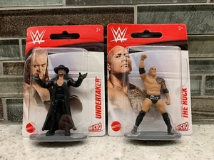 Mattel 2020 ~ Micro Collection ~ Nuevo en tarjeta ~ The Rock & Enterrador 📈🔥! - Imagen 1 de 2