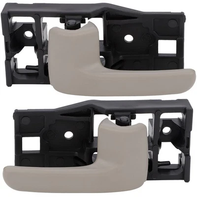 2 manijas interiores de puerta trasera izquierda+derecha para Toyota Tundra 2000-2006 gris Foto 1 de 4