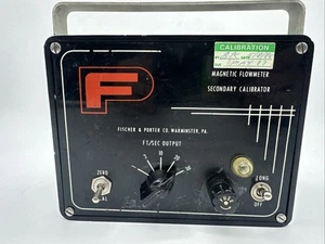 Fischer & Porter 55MC1015 Magnetic Flow Meter Secondary Calibrator UNTESTED - Picture 1 of 6
