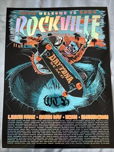 Welcome to Rockville 2025 Daytona Beach Florida Folienposter 15.-18. Mai - Bild 1 von 10
