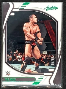 2022 Panini Chronicles WWE - Absolute The Rock #124 Green /99 - Picture 1 of 3