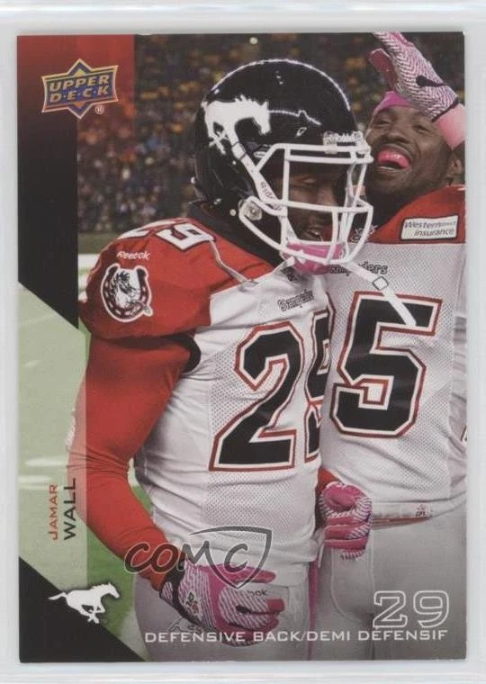 2014 Upper Deck CFL Jamar Wall #111 - Image 1 of 2