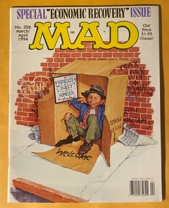 VINTAGE 1994 SPECIAL ISSUE ECONOMIC RECOVERY NO. 326 MAD MAGAZINE - Picture 1 of 2