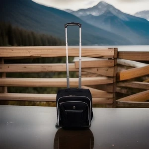 Swissgear Checklite 15" Carry on Underseat Suitcase - 15" H x 14" L x 9" W EX++ - Picture 1 of 5