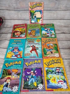 Lot of 10 Vintage 1999 Pokemon Books - Scholastic Trade Paperback - Picture 1 of 4