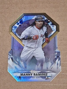 2022 MANNY RAMIREZ TOPPS UPDATE CARTA DA BASEBALL DIE CUT #DGDC-55 RED SOX INDIANS - Foto 1 di 2