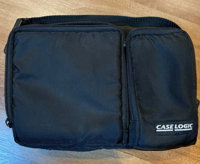 Vintage  Logic Black Nylon Portable Media Player Travel Carrying Case - Image 1 of 4