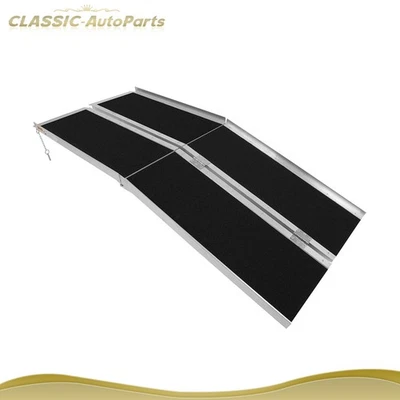 Rampa de movilidad antideslizante para silla de ruedas de aluminio de 6 pies 72" x 29" Foto 1 de 4