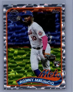 2024 Topps #89B-93 Ronny Mauricio 1989 Topps Baseball Mega Box Foil - Picture 1 of 2
