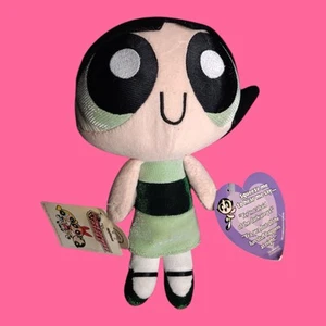 Vtg Powerpuff Girls Happy Buttercup 9” Plush Cartoon Network Applause 2000 Doll - Picture 1 of 2