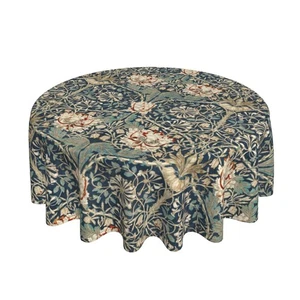 Mantel floral estilo floral William Morris, vintage botánico William... - Imagen 1 de 7