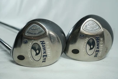 Callaway Big Bertha Hawkeye VFT 3 and 5 Woods / Senior Flex Graphite Shafts - Image 1 of 4