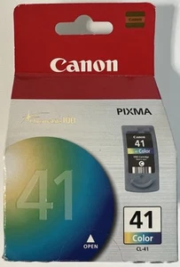 Sealed Genuine Canon CL-41 Color Ink Cartridge ChromaLife 100 Pixma 41 Color - Picture 1 of 11