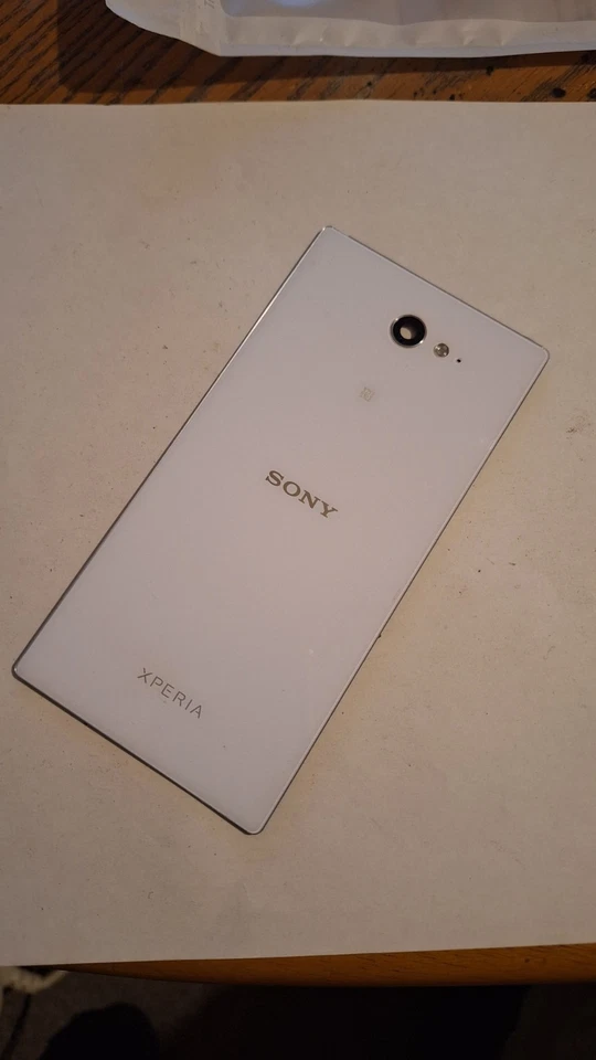 Tapa Trasera Batería Original Sony Xperia M2 D2303 Blanca Foto 1 de 1