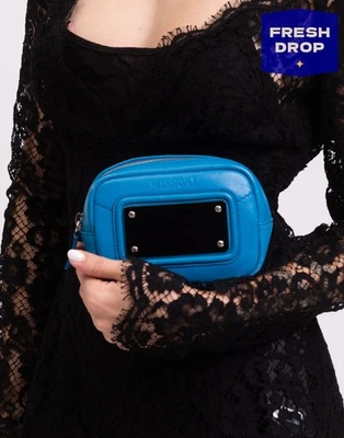 PVP €1100 MISSONI Bolso sin asas Cinturón Cuero Dos Tonos Logo Cierre de Cremallera Foto 1 de 4