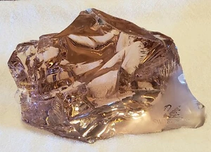 Swarovski - seltener rosa Kristall Eisberg Brocken - Händler Ausstellungsstück - Bild 1 von 9