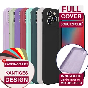 Hülle Case Kamera Schutz + Panzerfolie Glas für iPhone 13 12 11 8 XS XR Pro Max - Bild 1 von 18