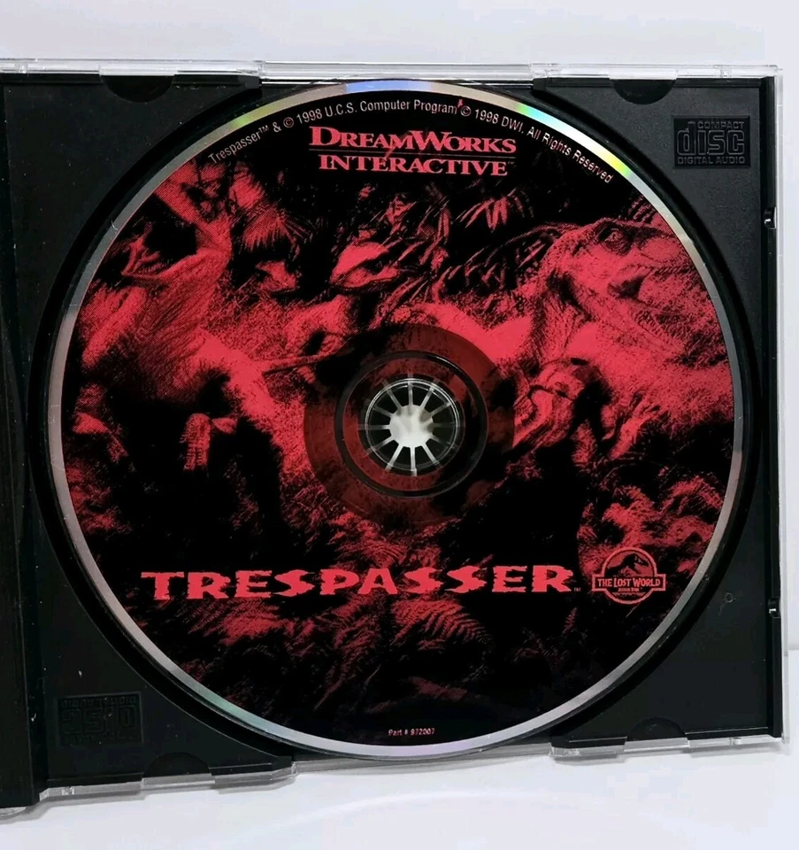 Trespasser (PC, CD ROM, 1998) Jurassic Park The Lost World **Disc Only** - Image 1 of 3
