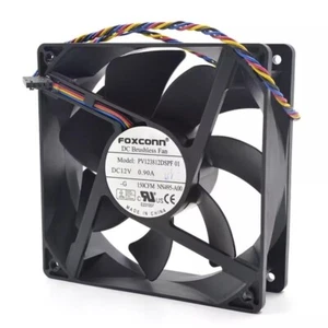 FOXCONN PV123812DSPF 01 12038 DC12V 0.90A 12CM 4-Wire PMW Cooling Fan - Picture 1 of 2