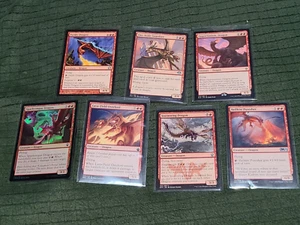 MTG Dragon x7 Sparktongue Dragon(FOIL)Pardic Dragon,Stormwing Dragon - Picture 1 of 1