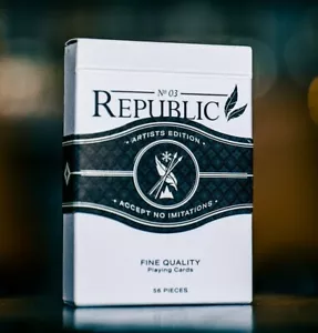 Ellusionist Republic No 3 Artists Edition Playing Cards Magic Poker NEW - Foto 1 di 6