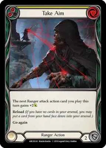 Take Aim (Yellow) Rare Arcane Rising 1st Edition Flesh And Blood TCG - Bild 1 von 1
