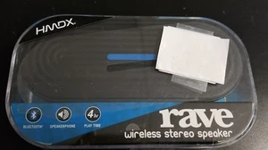 HMDX RAVE WIRELESS STEREO SPEAKER. BLUETOOTH - Picture 1 of 3