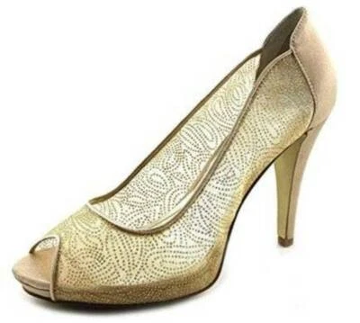 Nuevo en caja Zapatos de salón para mujer Style & Co. Naveah Peep Toe brumosos talla 8M Foto 1 de 4