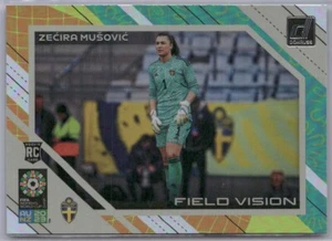 Zecira Musovic Rookie RC 2023 Donruss FIFA Field Vision Base #21 Sweden - Picture 1 of 2