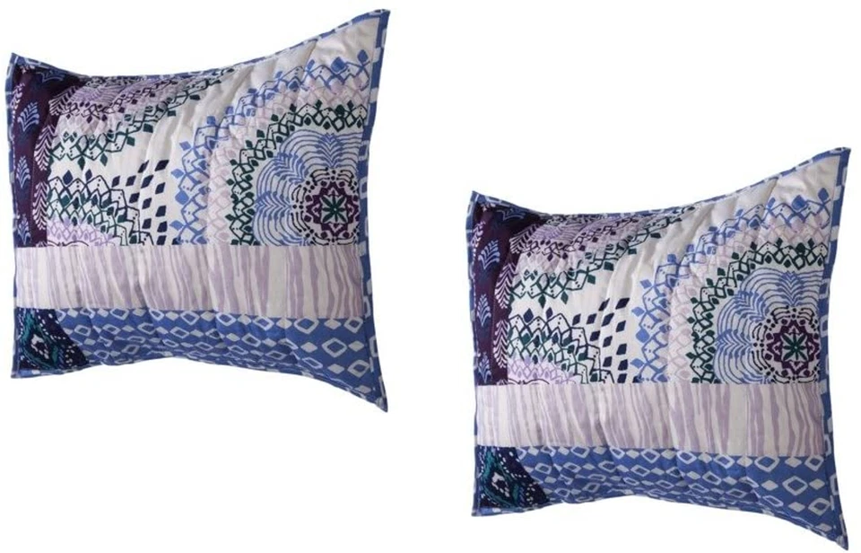 Juego de 2 fundas de almohada de edredón de retazos Xhilaration - estándar/queen (20 x 26) NUEVO Foto 1 de 1