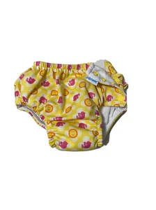 Iplay Baby Mädchen Druckknopf wiederverwendbar saugfähig Badeanzug Windel Blumen Größe 3T 4277 - Bild 1 von 2