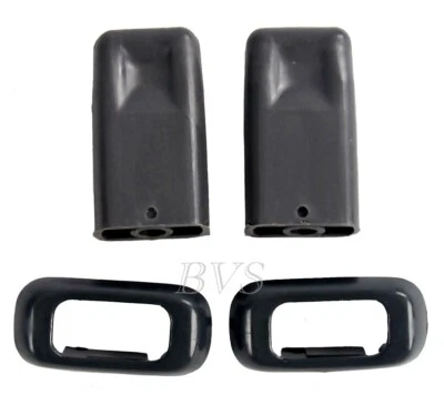 Pair Interior Door Lock Knob Grey Fits 1989-1997 Toyota Hilux Pickup LN90 Foto 1 de 4