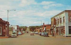 Postcard MN Grand Marais Main Street Cook County c1950s NrMINT Unused - Picture 1 of 1