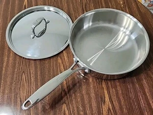 JA Henckels International 3 Ply 3 Qt 18/10 Stainless Steel Saute Pan & Lid - Picture 1 of 8