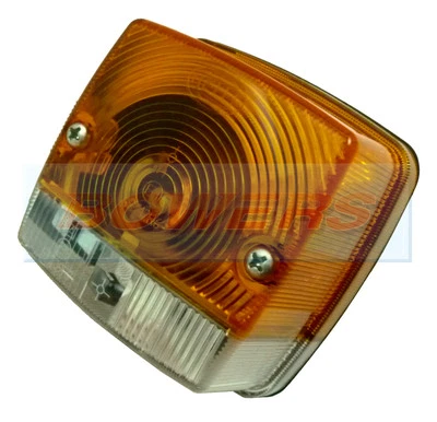 HELLA SQUARE FRONT SIDE INDICATOR LIGHT FOR MASSEY FERGUSON JOHN DEERE TRACTOR - Image 1 of 4