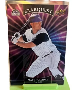 2009 Upper Deck - Starquest Purple common #SQ-20 Matt Holliday - Picture 1 of 2