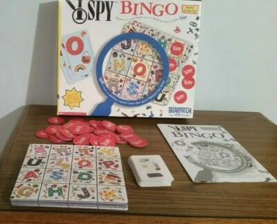 I Spy Bingo  Educational Game with alphabet letters and objects that start w/ it - Image 1 of 4