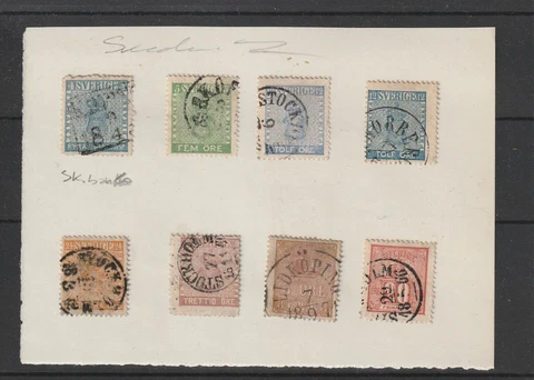SWEDEN, LOT OF CLASSICS, FROM STAMP EXPERT ARCHIVE, SEE!! Cover