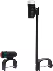 Portable Battery Power Boat Navigation Light - Bow and Stern for Pontoon and Sma - Picture 1 of 7