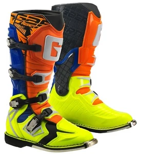 BOTAS MX GAERNE REACT NARANJAS/AZULES/AMARILLAS, ENDURO, TRAIL Y TODOTERRENO - Imagen 1 de 1