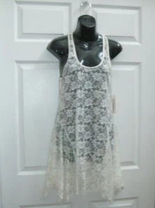 Linea Donatella Women's Medium White Lace Night Gown Intimate Apparel New - Picture 1 of 11