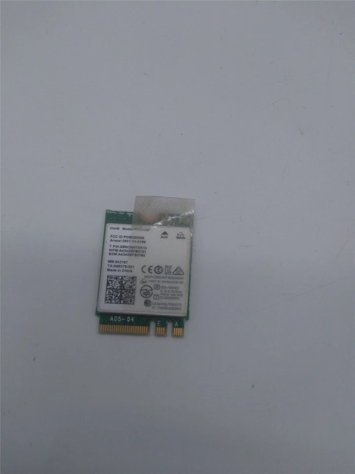 Toshiba Satellite Pro A50 C Tarjeta WiFi G86C00079A10 Usada Foto 1 de 2