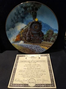 The Broadway Limited Collector Plate by R.E. Pierce Trains Knowles #8270B - Picture 1 of 7