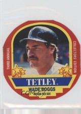 1990 Tetley Tea Discs Wade Boggs #7 HOF