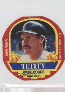 1990 Tetley Tea Discs Wade Boggs #7 HOF