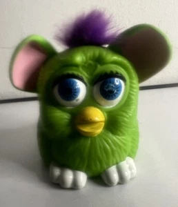Vintage HAPPY MEAL TOY Furby Green w. Purple McDONALD'S - Tiger Electronics 1998 - Picture 1 of 8