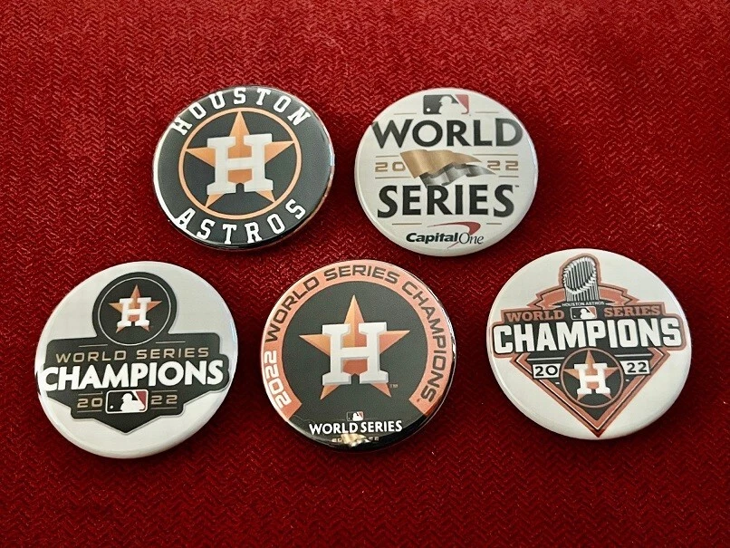 Houston Astros World Series Champions memorabilia -  5 x 1.75" fridge magnets - Image 1 of 1