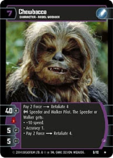 STAR WARS TCG WOTC RETURN OF THE JEDI CHEWBACCA (J) 6/110 GEM MINT - Image 1 of 1
